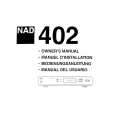 NAD 402 Instrukcja Obsługi