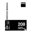 NAD 208 Instrukcja Serwisowa