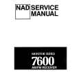 NAD 7600 Instrukcja Serwisowa