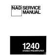 NAD 1240 Instrukcja Serwisowa