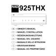 NAD 925THX Instrukcja Obsługi