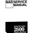 NAD 2600 Instrukcja Serwisowa