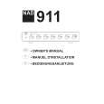 NAD 911 Instrukcja Obsługi