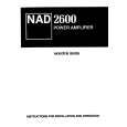 NAD 2600 Instrukcja Obsługi